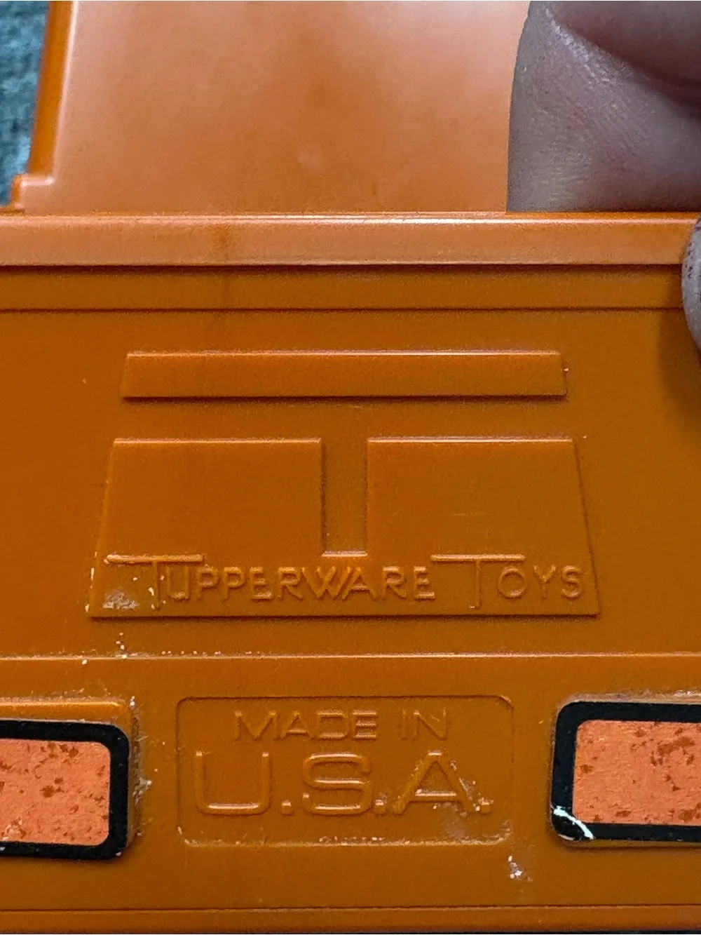 1970’s Tupperware Toys Pick-Em-Up Truck Orange Good Shape
